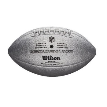 Wilson NFL DUKE Metallic Edition Silver amerikai focilabda