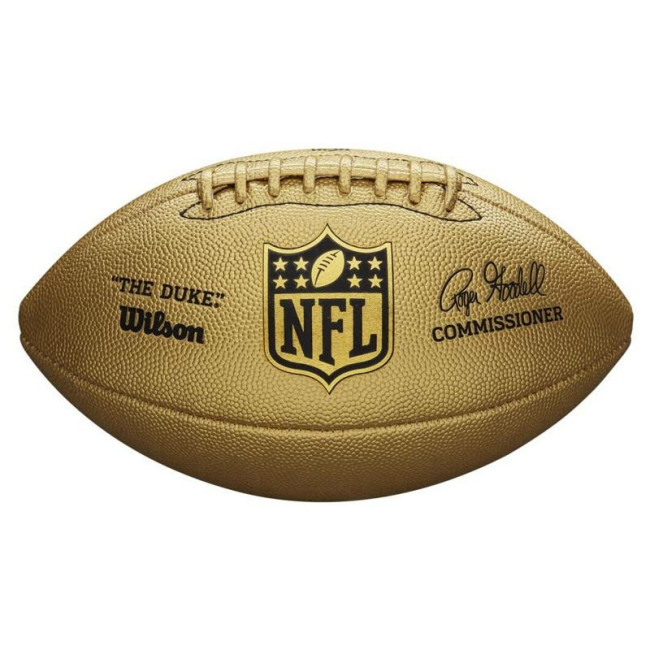 Wilson NFL DUKE Metallic Edition Gold amerikai focilabda