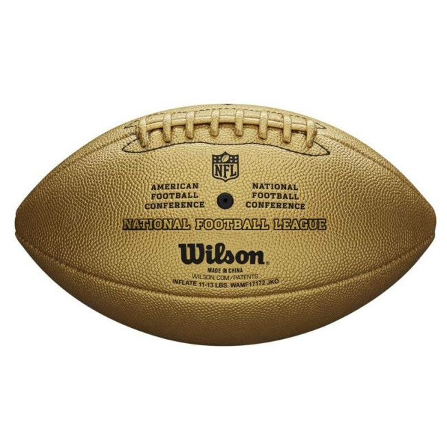 Wilson NFL DUKE Metallic Edition Gold amerikai focilabda